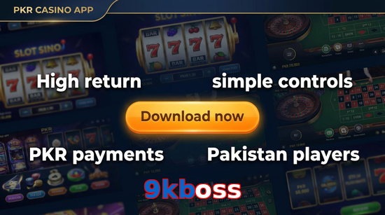 Main screen of 9Kboss gamedownload page for PK players