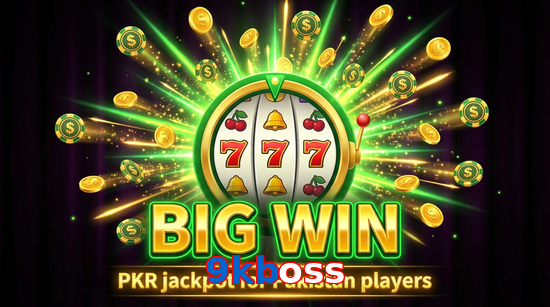 Big win animation on 9Kboss slot game